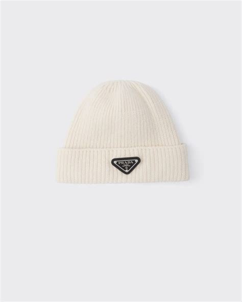 mens prada cap|off white prada beanie.